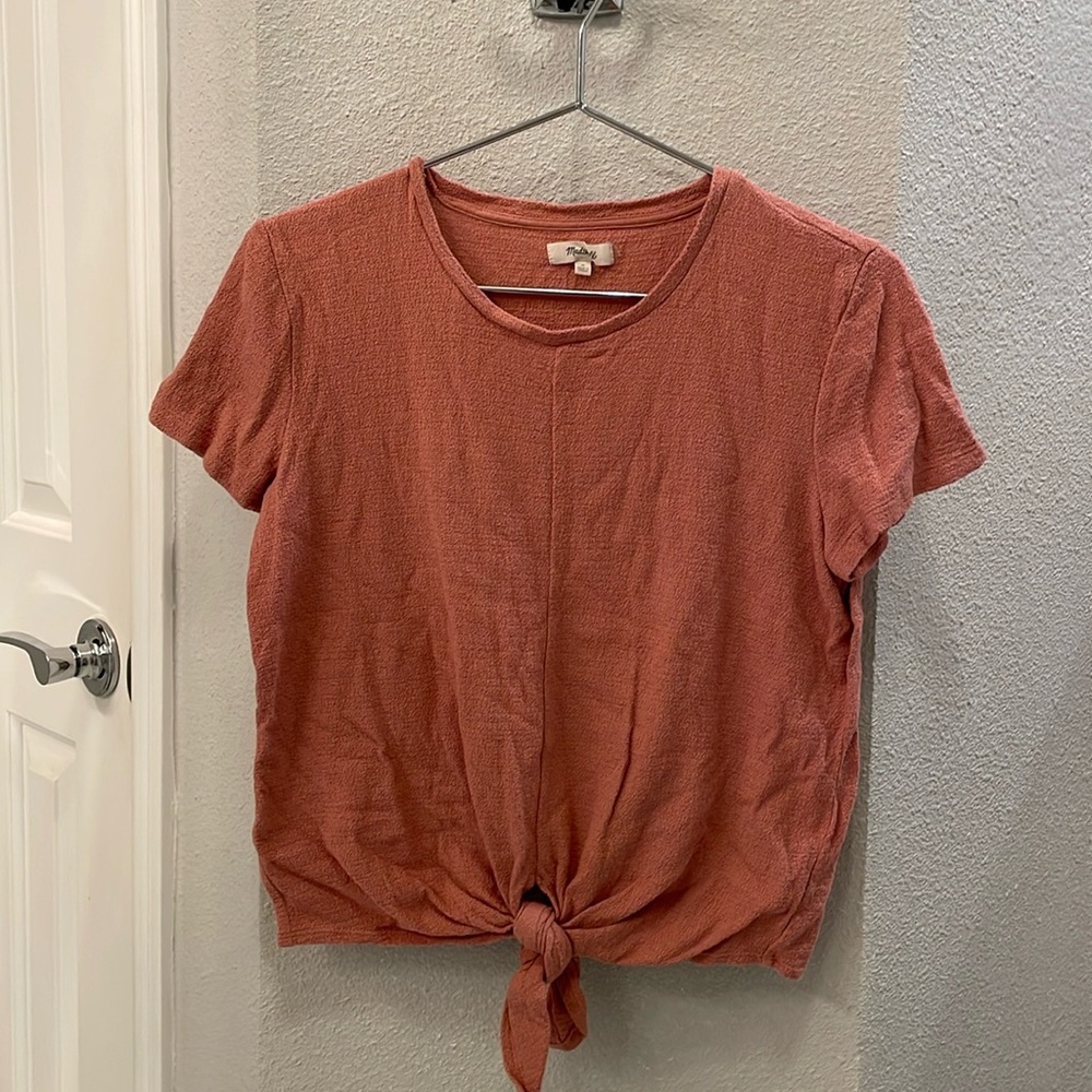 Madewell women’s top medium terracotta
